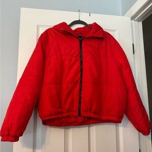 Wild Fable from Target Red Puffer Jacket